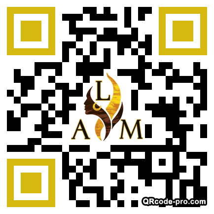 QR code with logo 1aCR0