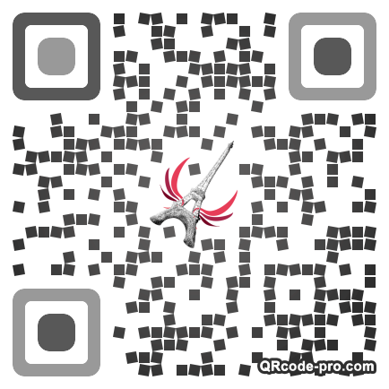 QR code with logo 1aT40