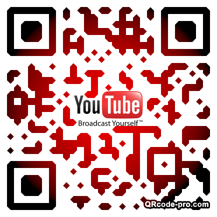 QR code with logo 1dR40