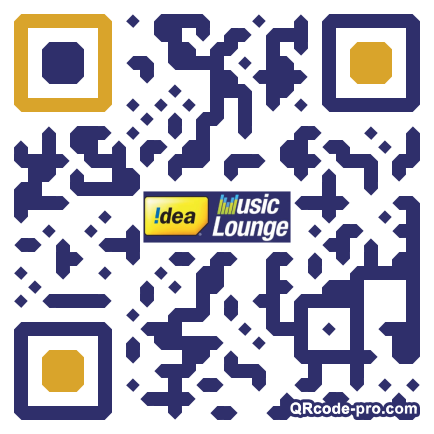 QR code with logo 1dx50