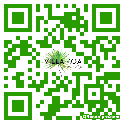 QR code with logo 1f180