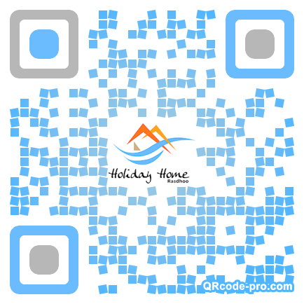 QR code with logo 1flY0