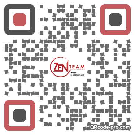 QR code with logo 1h4w0