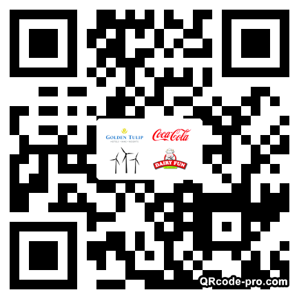 QR code with logo 1hDR0