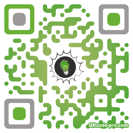 QR code with logo 1hp70