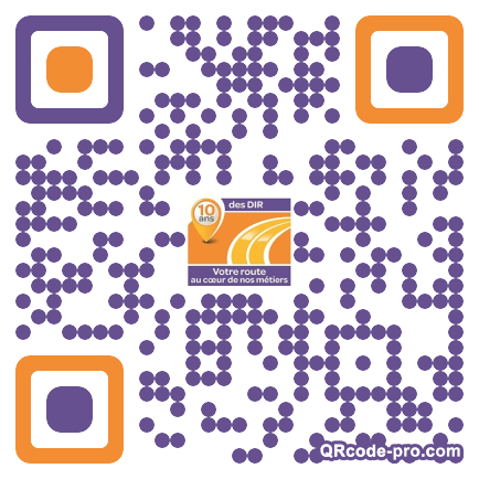 QR code with logo 1iv70