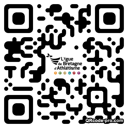 QR code with logo 1m650