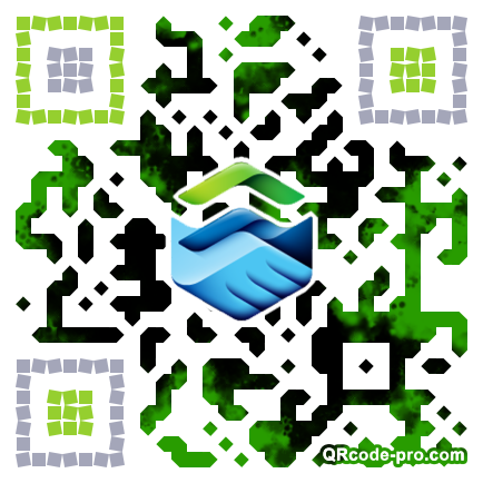 QR code with logo 1nxM0