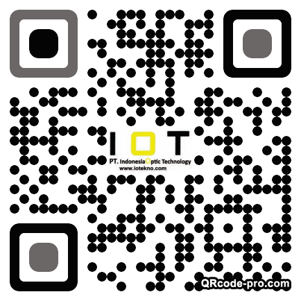 QR code with logo 1p040