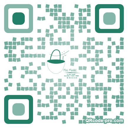 QR code with logo 1rBr0