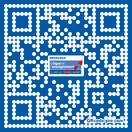 QR code with logo 1roB0