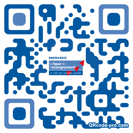 QR code with logo 1roN0