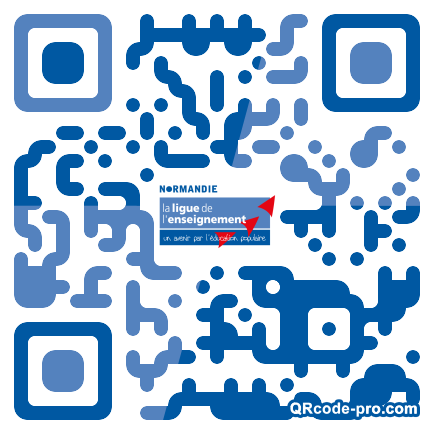 QR code with logo 1roy0