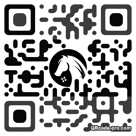 QR code with logo 1vR40