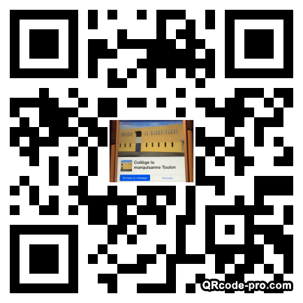 QR code with logo 1vR50