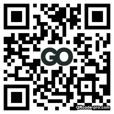 QR code with logo 1xZR0