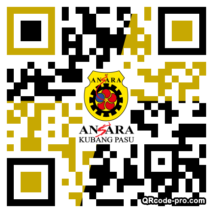 QR code with logo 1zD40
