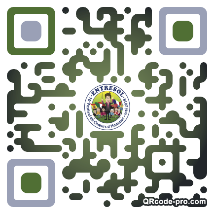QR code with logo 1zOS0