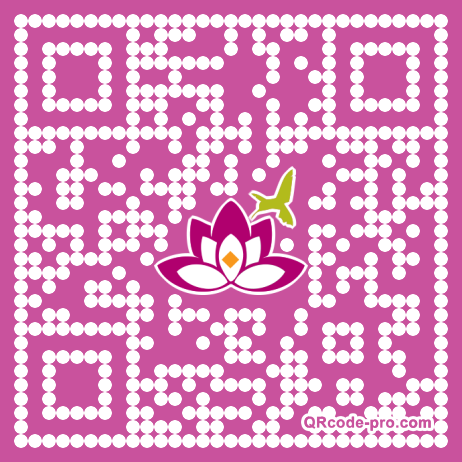 QR code with logo 1zcr0