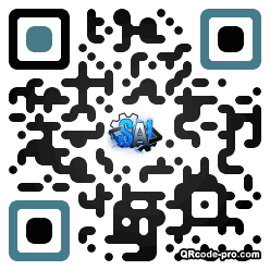 QR code with logo 205Z0