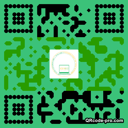 QR code with logo 22080