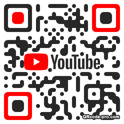 QR code with logo 22Bl0