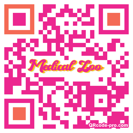 QR code with logo 22My0
