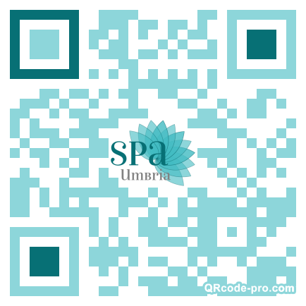 QR code with logo 22Rm0