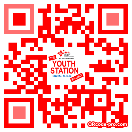 QR code with logo 22Sn0