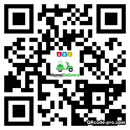 QR code with logo 22Wk0