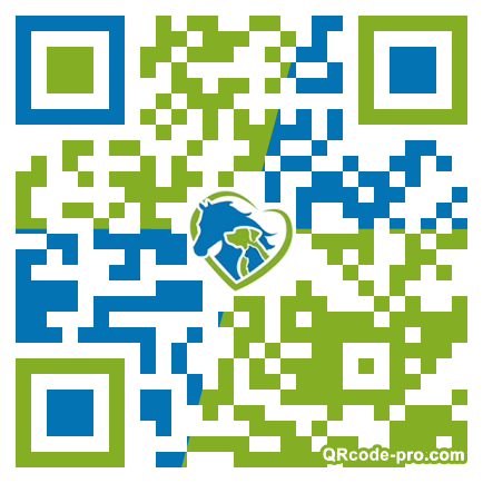 QR code with logo 22bR0