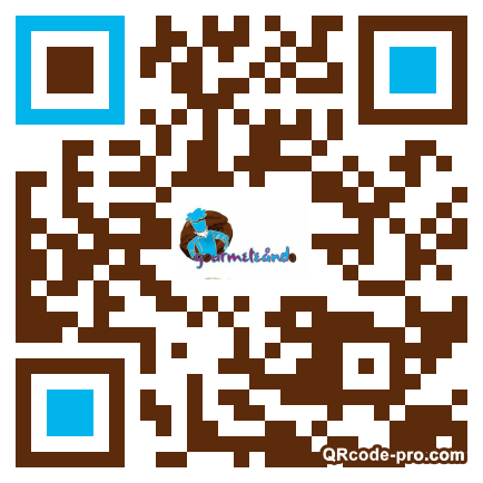 QR code with logo 22k30
