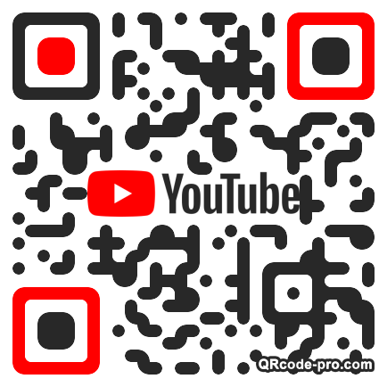 QR code with logo 22x40