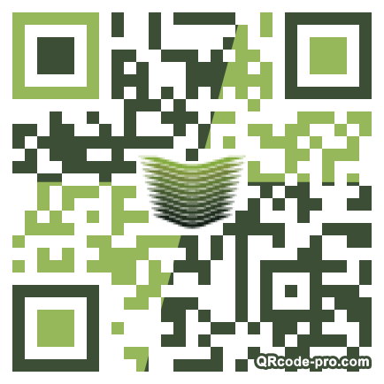 QR code with logo 23x40