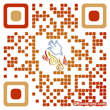 QR code with logo 25P90