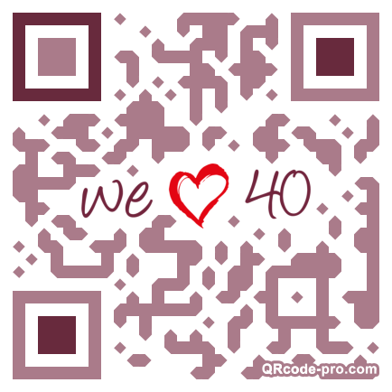 QR code with logo 25Xm0