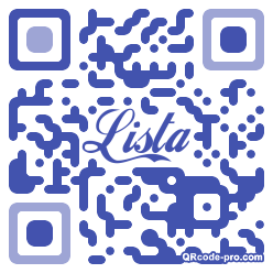 QR code with logo 25mg0