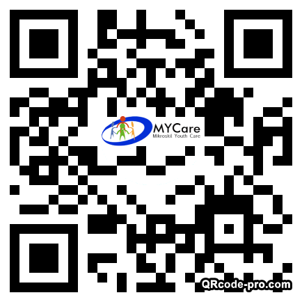 QR code with logo 27P70