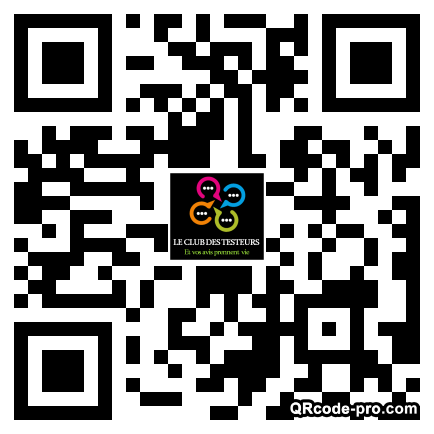 QR code with logo 28Ho0