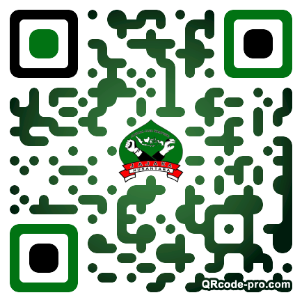 QR code with logo 28x20