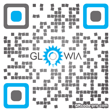 QR code with logo 28x40