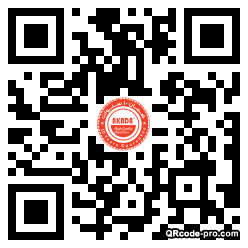 QR code with logo 28x90