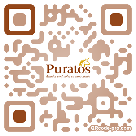 QR code with logo 2HO70