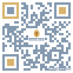 QR code with logo 2Ux30