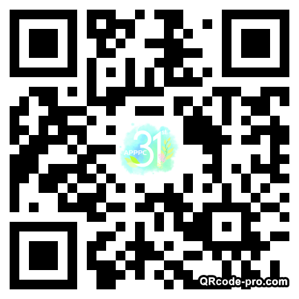 QR code with logo 2dH20