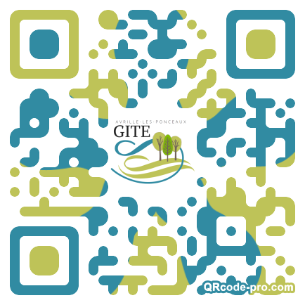 QR code with logo 2hS80