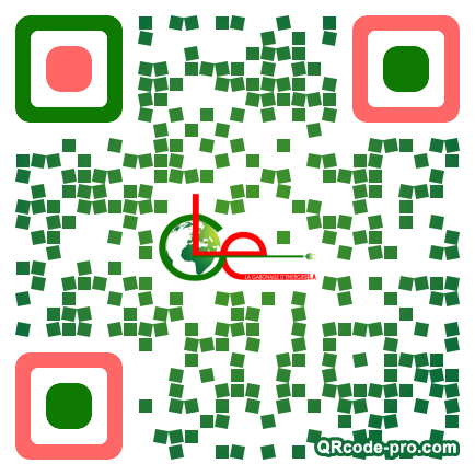 QR code with logo 2hdg0