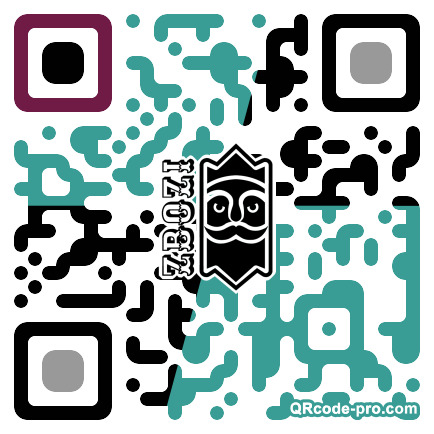QR code with logo 2hj80