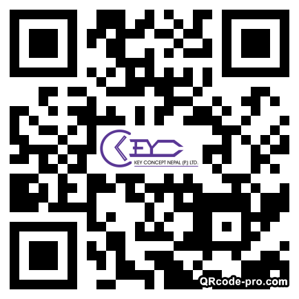 QR code with logo 2vV70