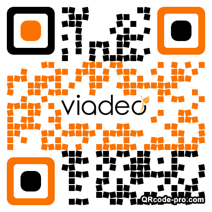 QR code with logo 2vid0
